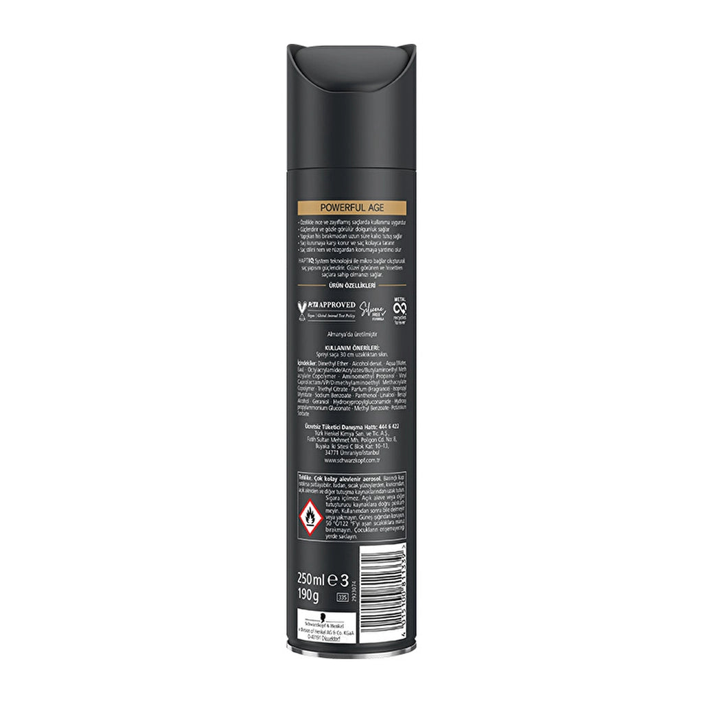 Taft Powerful Age Hair Spray 250 ml