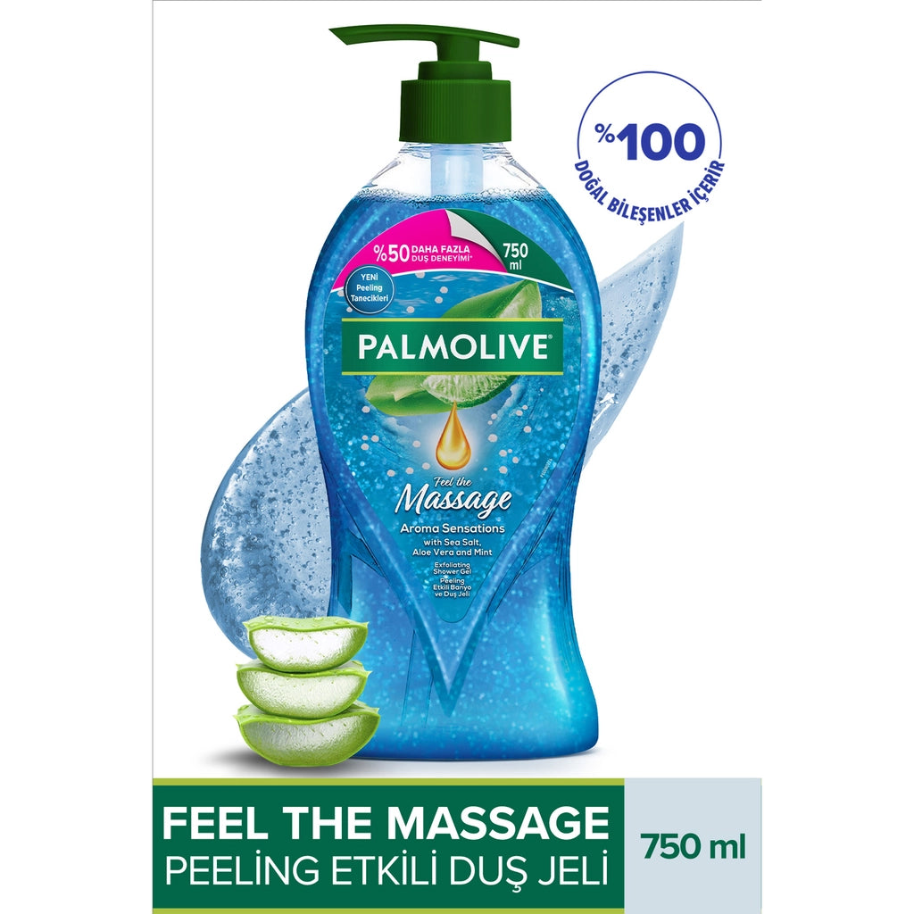 Palmolive Aroma Sensations Skin Renewing Bath and Shower Gel Feel The Massage 750 ml