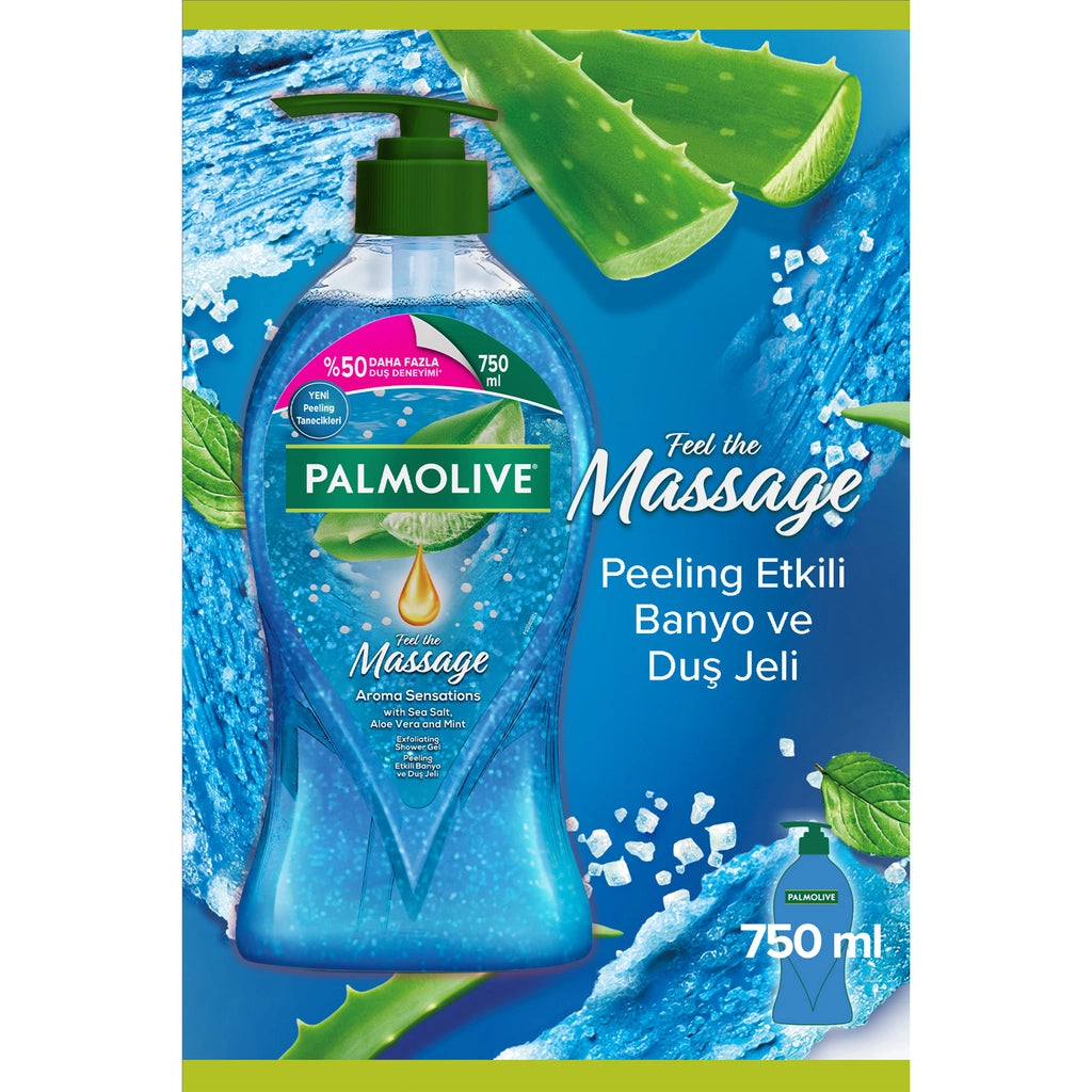 Palmolive Aroma Sensations Skin Renewing Bath and Shower Gel Feel The Massage 750 ml