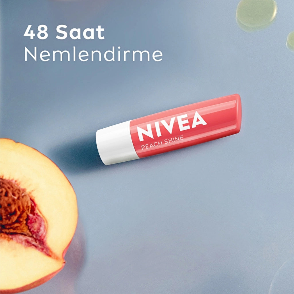 Nivea Peach Lip Care Cream 4.8 gr