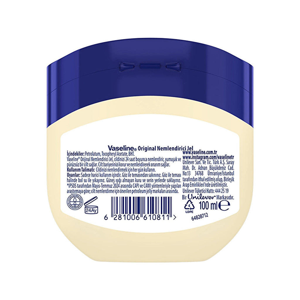 Vaseline Moisturizing Gel Original 100 ml