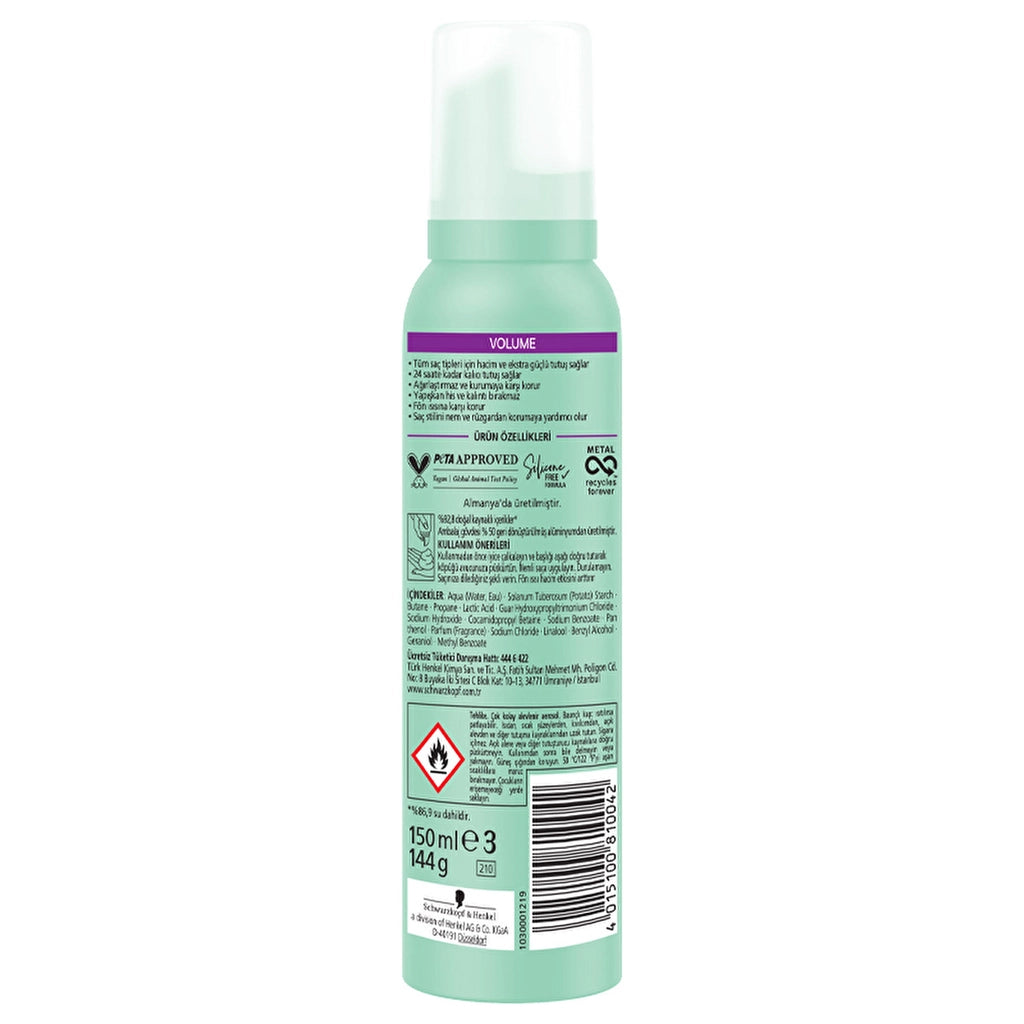 Taft Volume Hair Mousse 150 ml