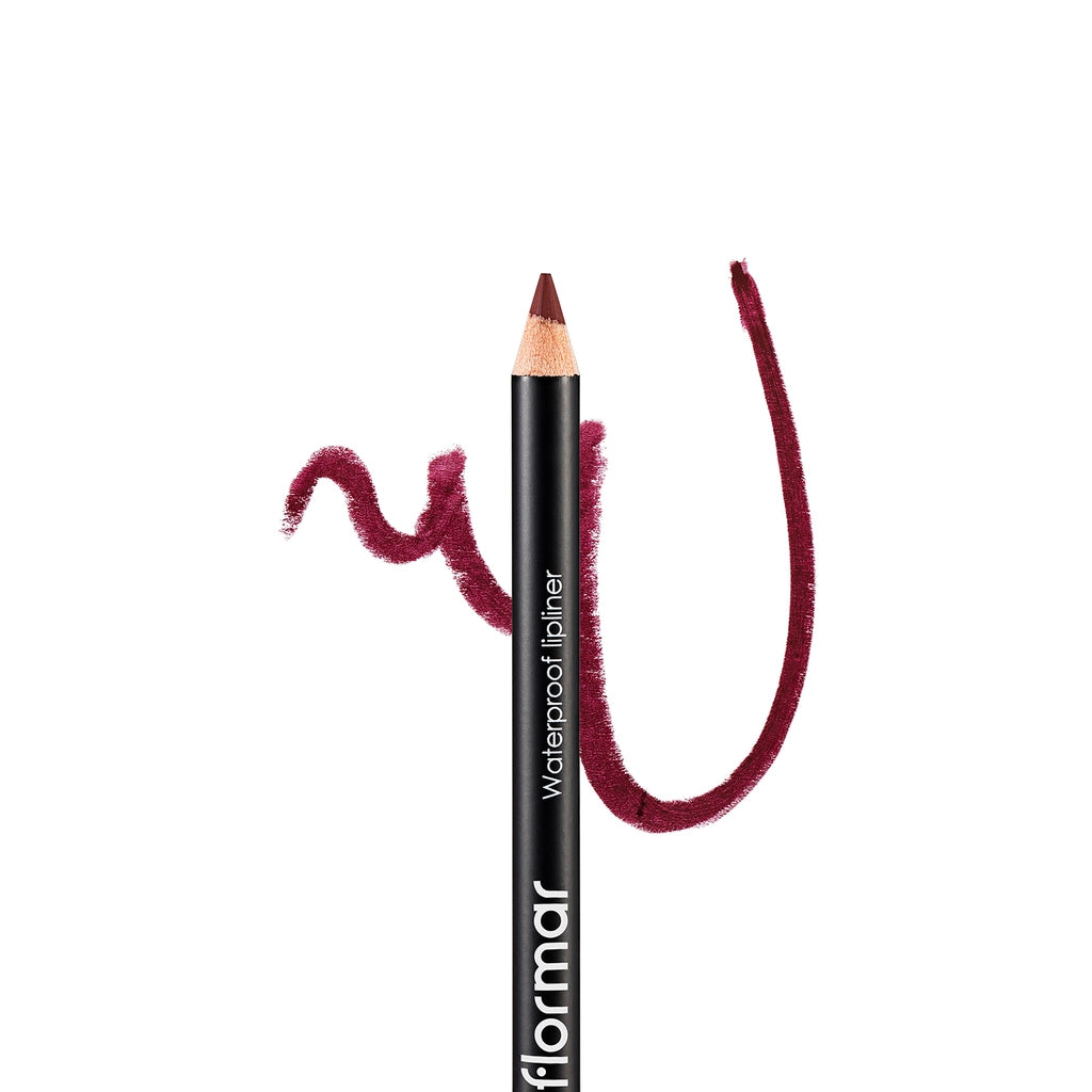 Flormar Waterproof and Intensely Pigmented Matte Lip Liner 205 Elegant Bordeaux