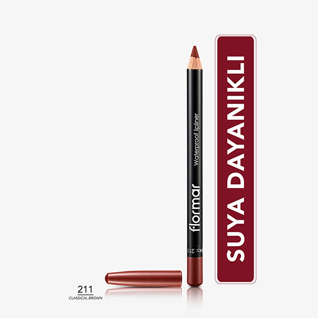 Flormar Waterproof and Intensely Pigmented Matte Lip Pencil 235 Undressed