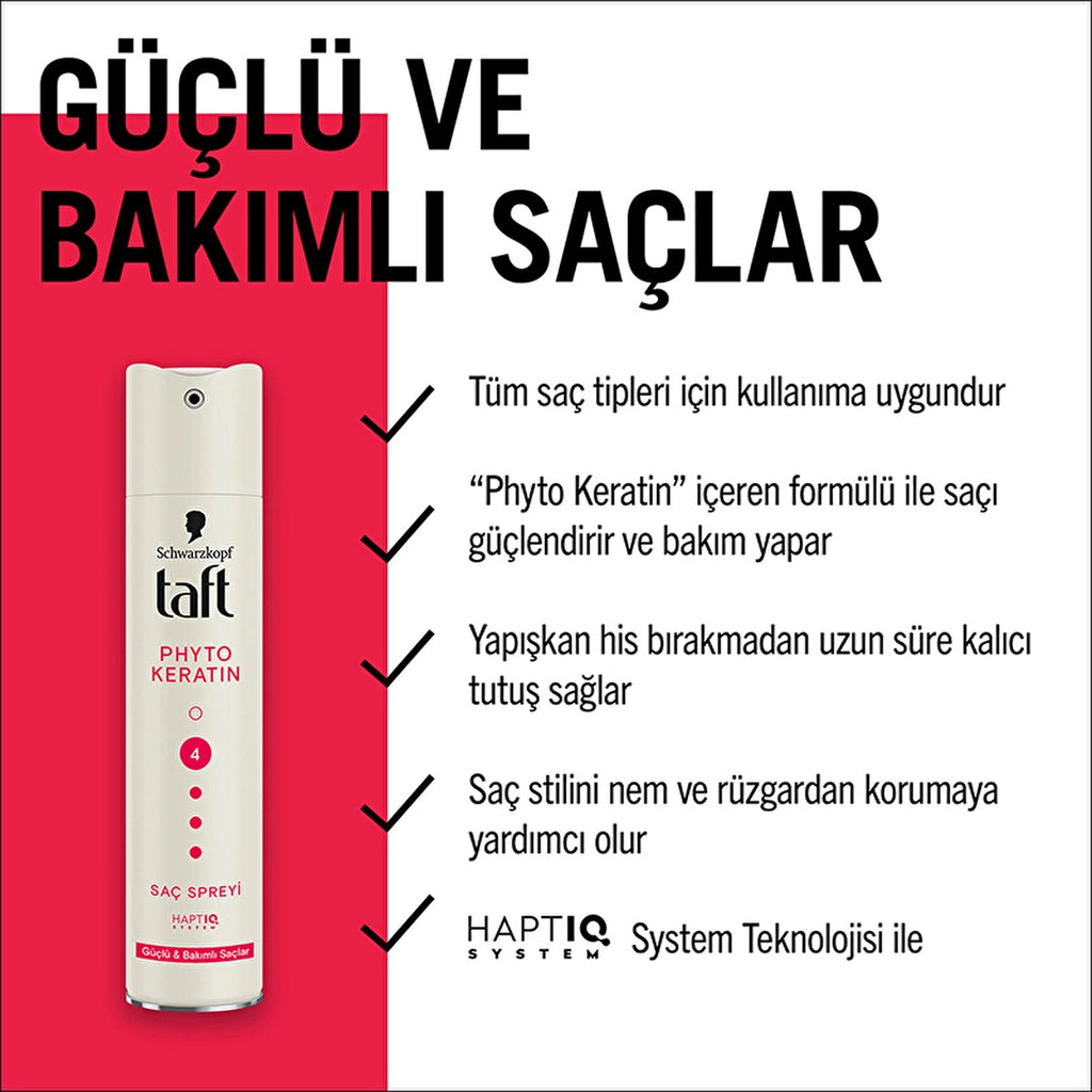 Taft Keratin Hair Spray 250 ml