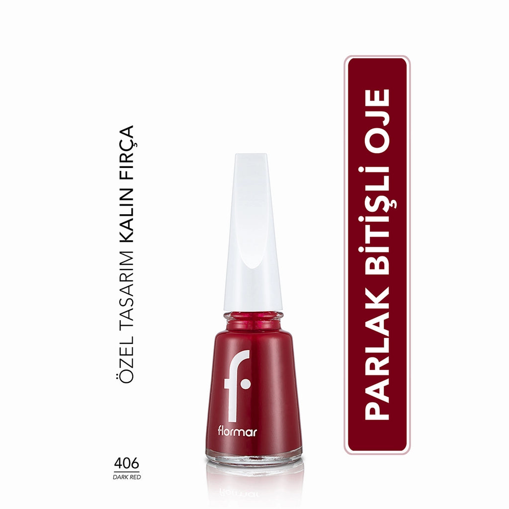 Flormar Nail Enamel Intensely Pigmented Nail Polish 305 Beige Latte