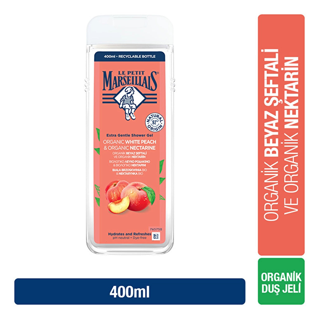 Le Petit Marseillais Shower Gel Peach 400 ml