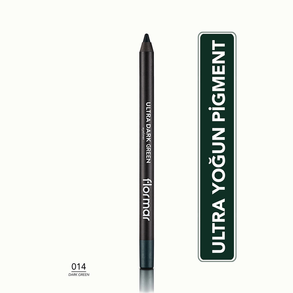 Flormar Ultra Intense Pigmented and Soft Tip Matte Eye Pencil 001 Jet Black