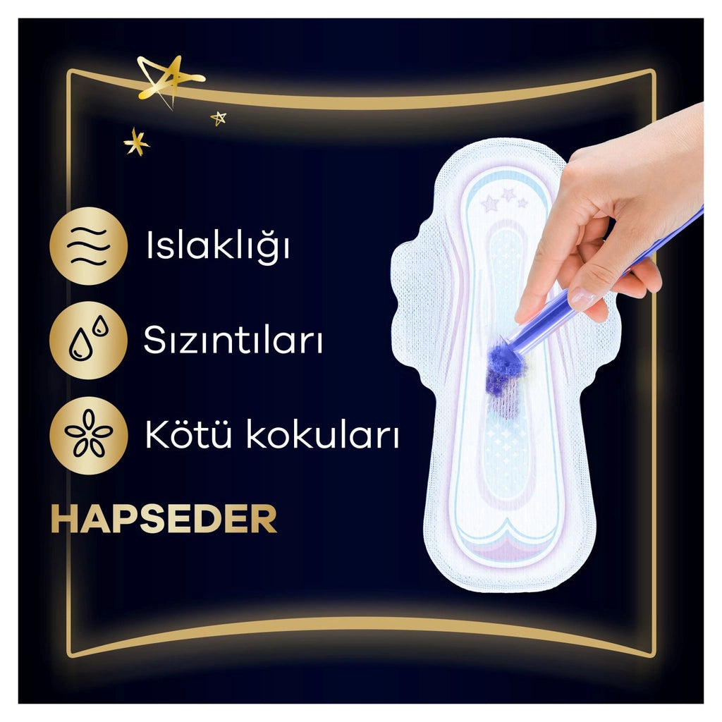 Orkid Ultra Night Extra (Size 4) Winged Sanitary Pad 5 Pieces