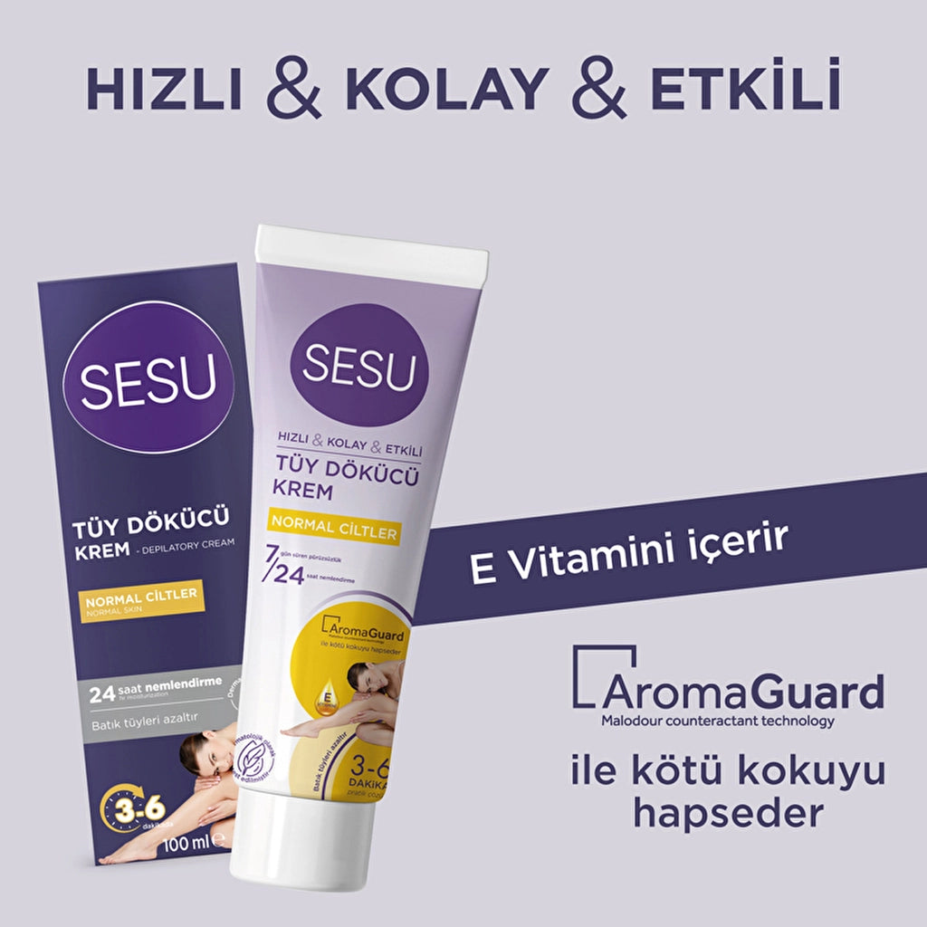 Sesu Depilatory Cream Normal Skin 100 ml