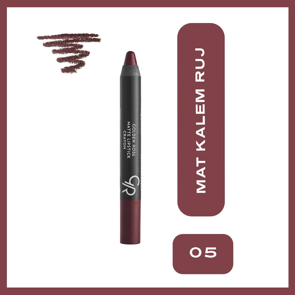 Golden Rose Matte Lipstick Crayon Lipstick No:04