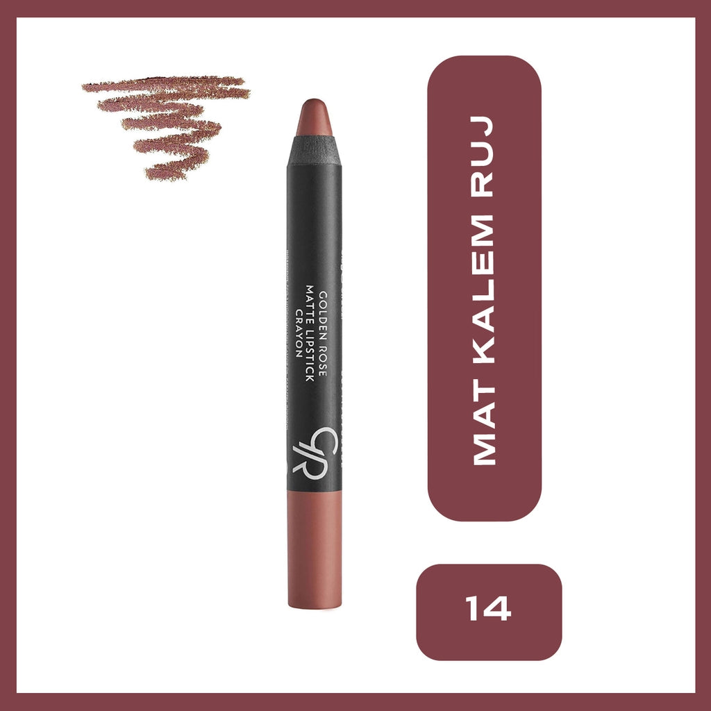 Golden Rose Matte Lipstick Crayon Lipstick No:04