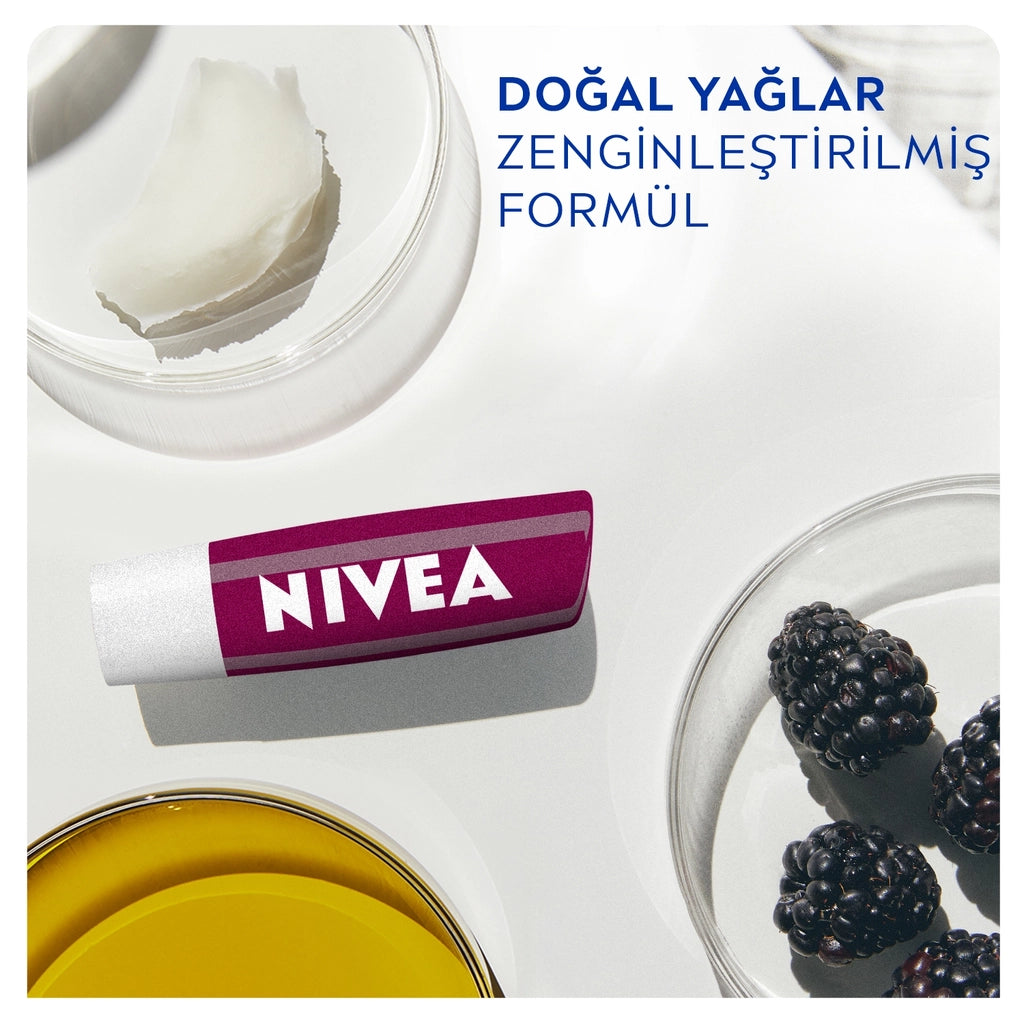 Nivea Blackberry Lip Care Cream 4.8 gr
