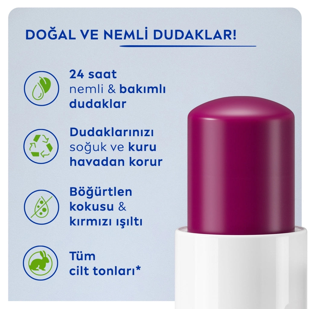 Nivea Blackberry Lip Care Cream 4.8 gr