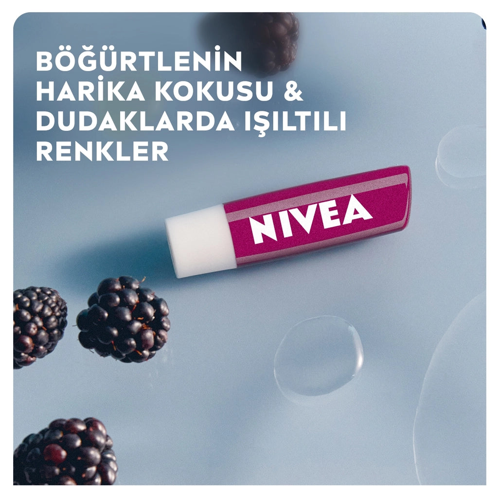 Nivea Blackberry Lip Care Cream 4.8 gr