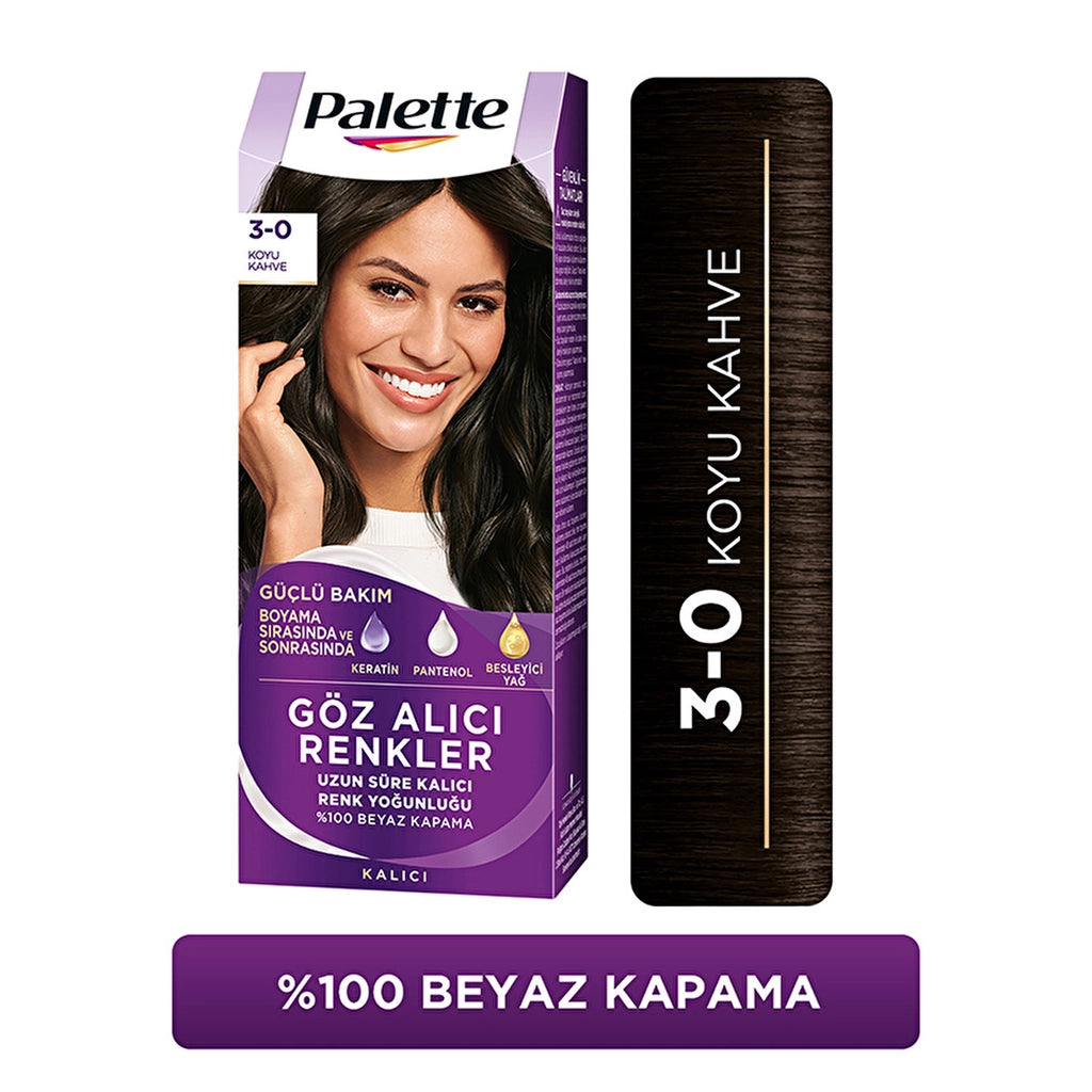 Palette Eye-Catching Colors Hair Dye 8-0 Dark Blonde