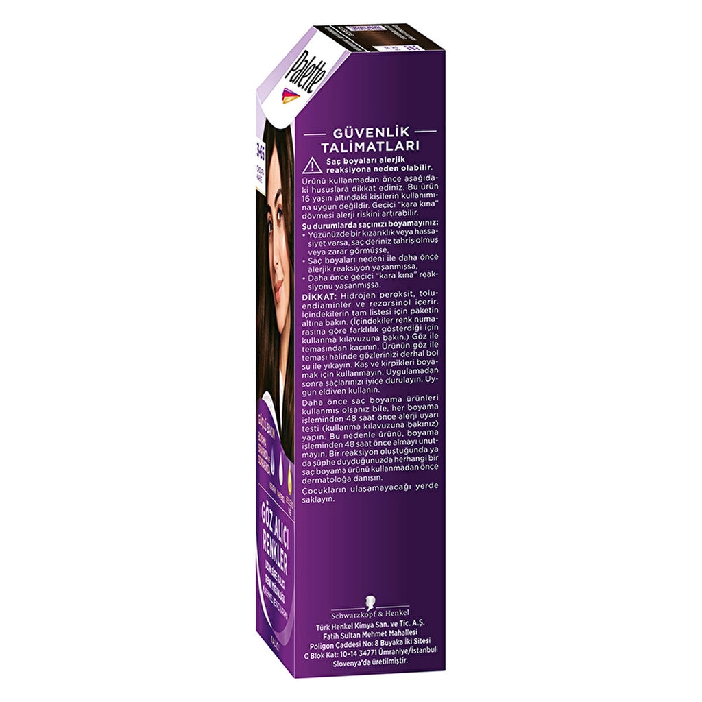 Palette Eye Catching Colors Hair Dye 3-65 Chocolate Brown