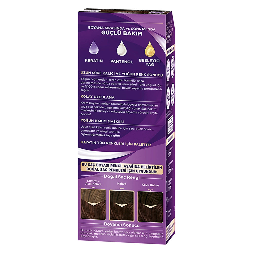 Palette Eye Catching Colors Hair Dye 3-65 Chocolate Brown