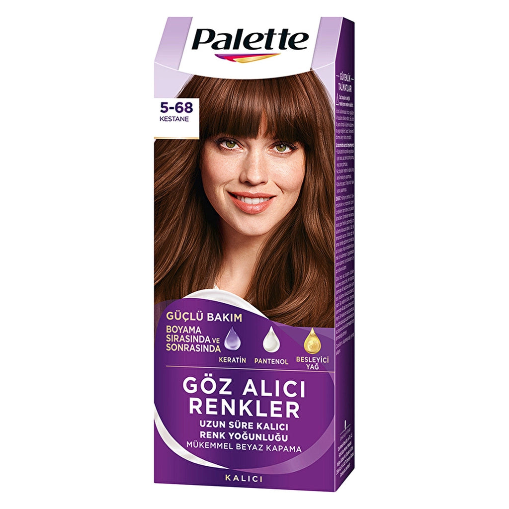 Palette Eye Catching Colors Hair Dye 5-68 Chestnut