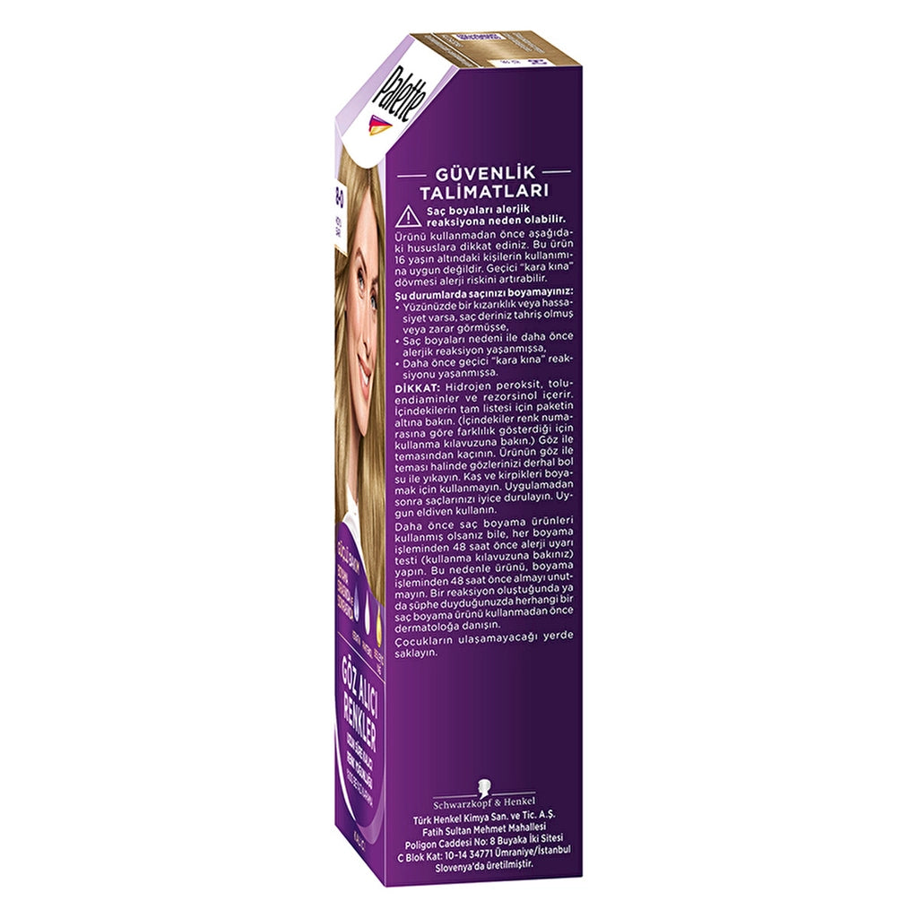 Palette Eye-Catching Colors Hair Dye 8-0 Dark Blonde