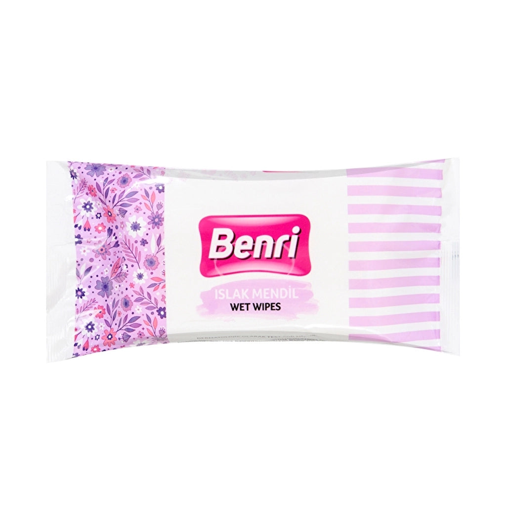 Benri Wet Pocket Wipes 15 Pcs
