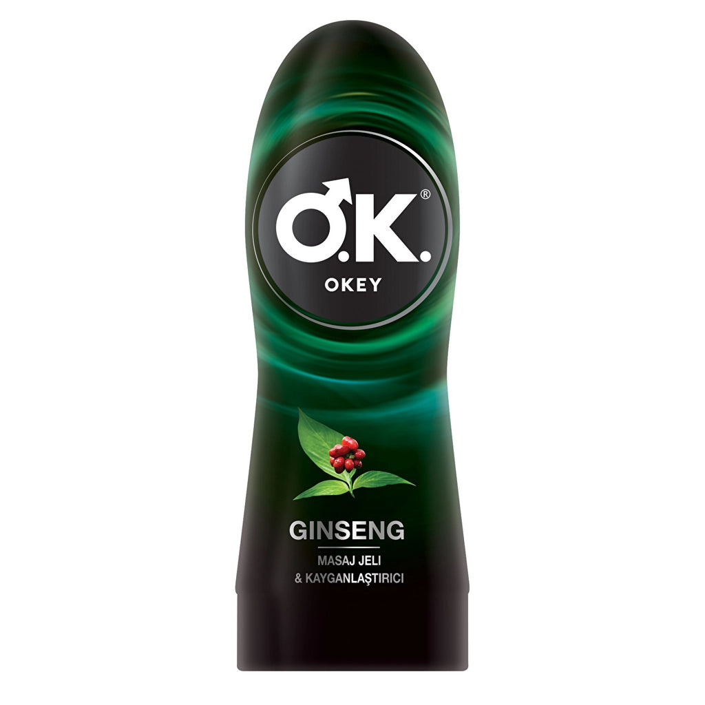Okey Massage Gel & Lubricant Ginseng 200 ml