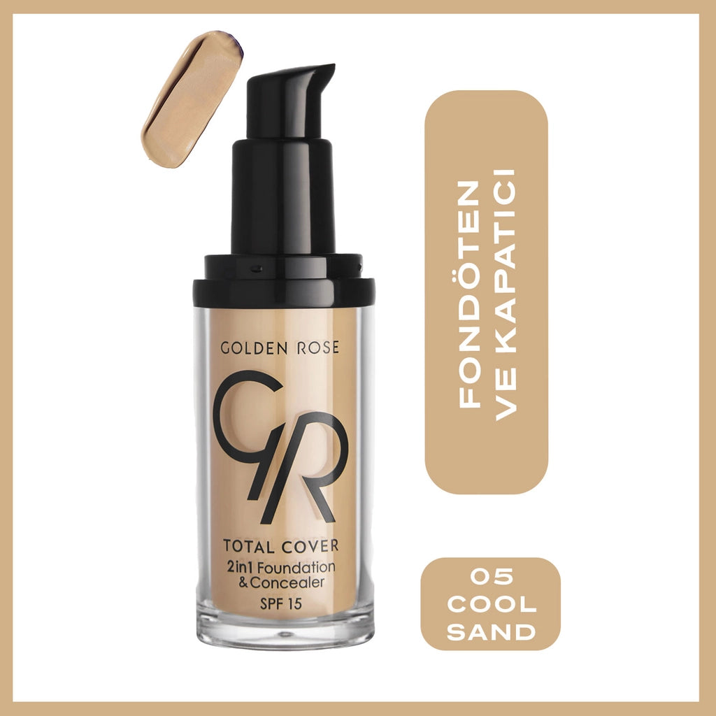 Golden Rose Total Cover 2in1 Foundation & Concealer 05