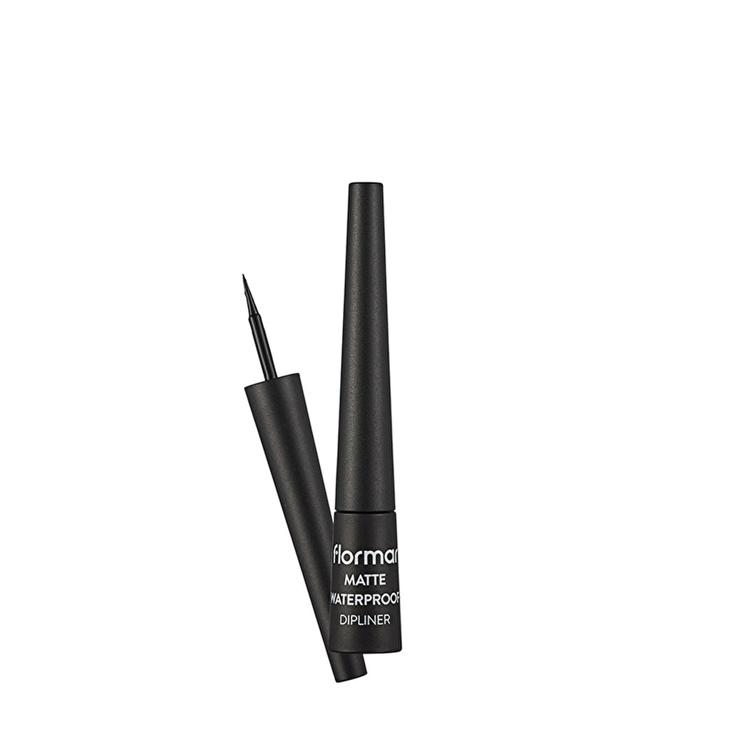 Flormar Matte Waterproof Intensely Pigmented and Matte Finish Dipliner 001 Black