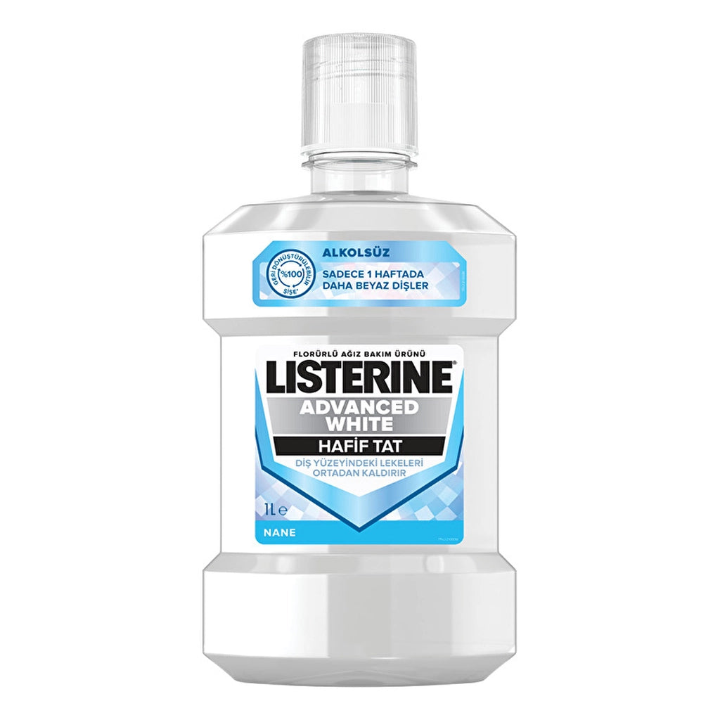 Listerine Advanced White Light Taste Mouthwash 1000 ml