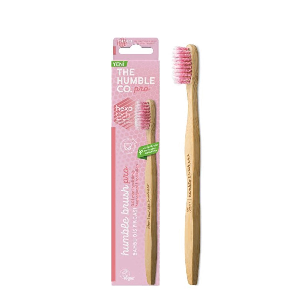 Humble Brush Pro Line Hexagonal Soft Adult Toothbrush Lilac