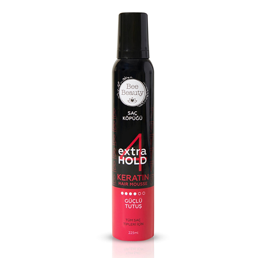 Bee Beauty Volume Extra Strong Hold Hair Mousse 225 ml