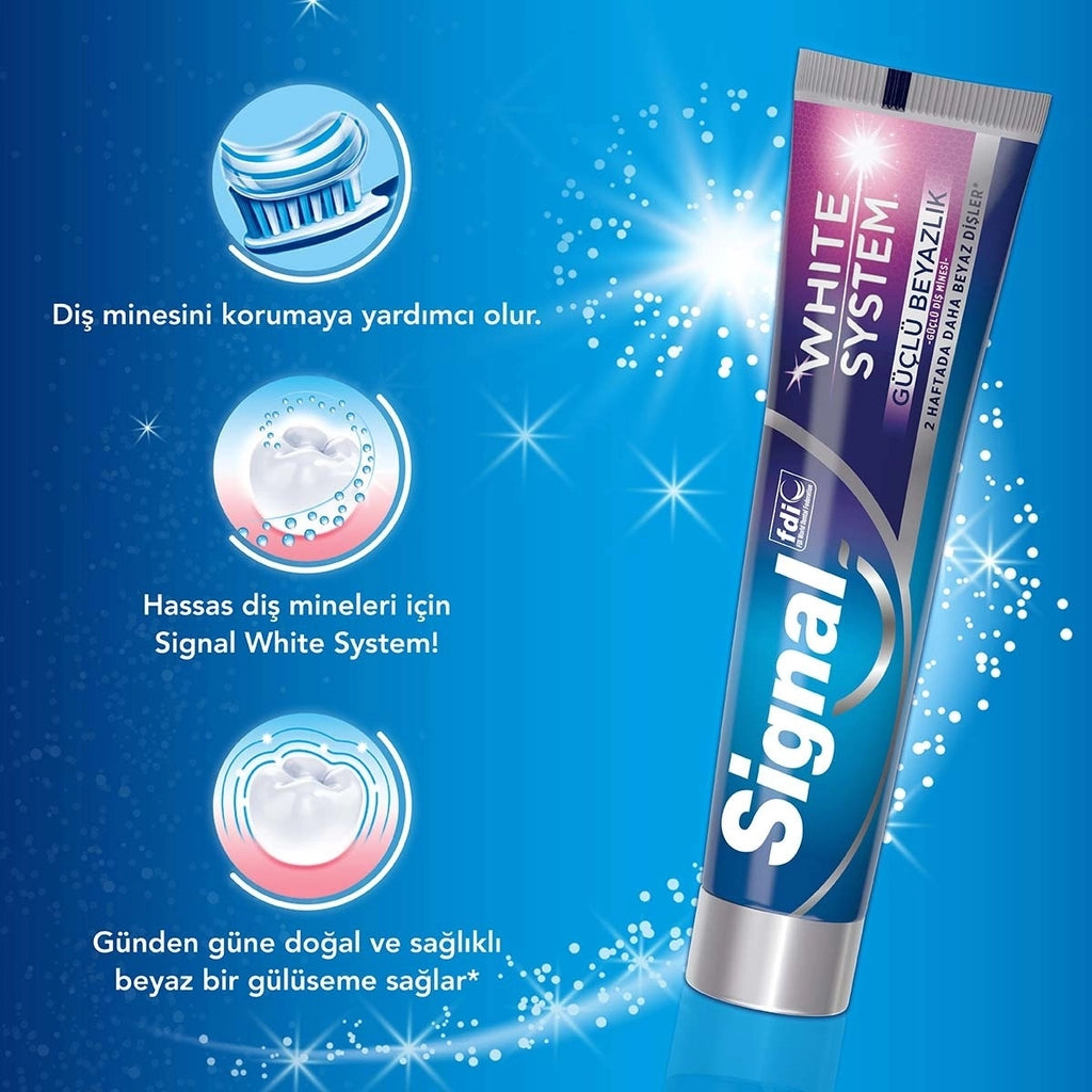 Signal White System Toothpaste Strong Whiteness 75 ml