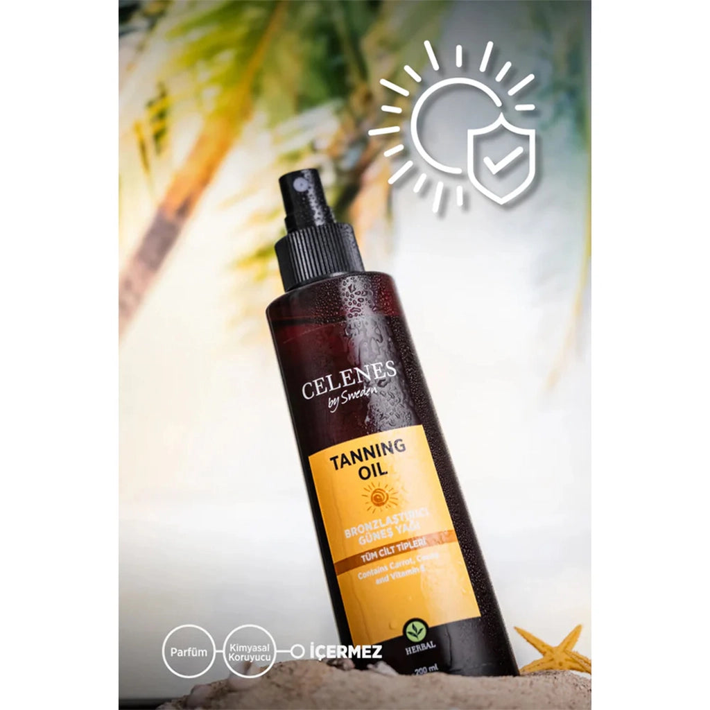 Celenes Herbal Bronzing Sun Oil 200 ml