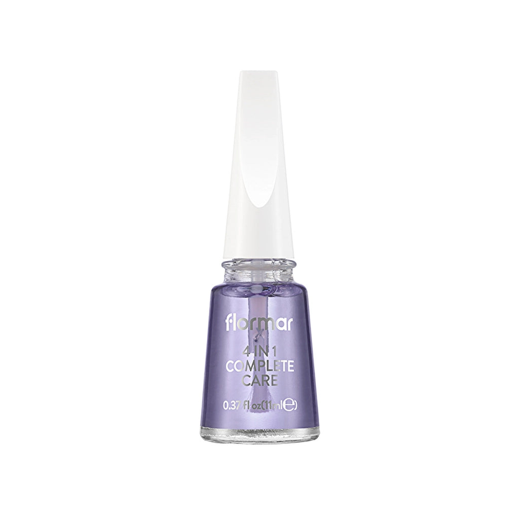 Flormar 4 In 1 Complete Care Nail Polish Base/Nail Polish Offering 4-Way Care 000
