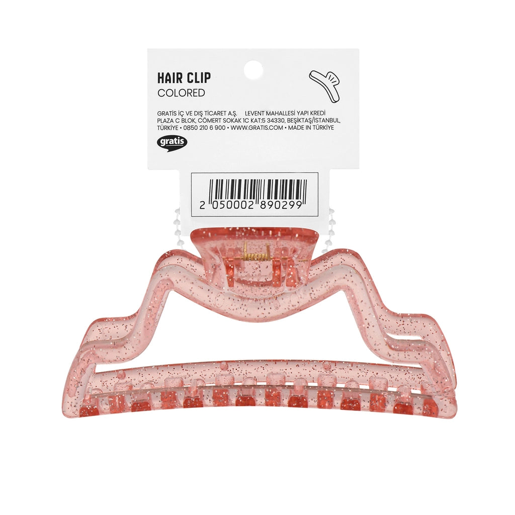 Eklips Curved Latch Buckle Glitter Orange