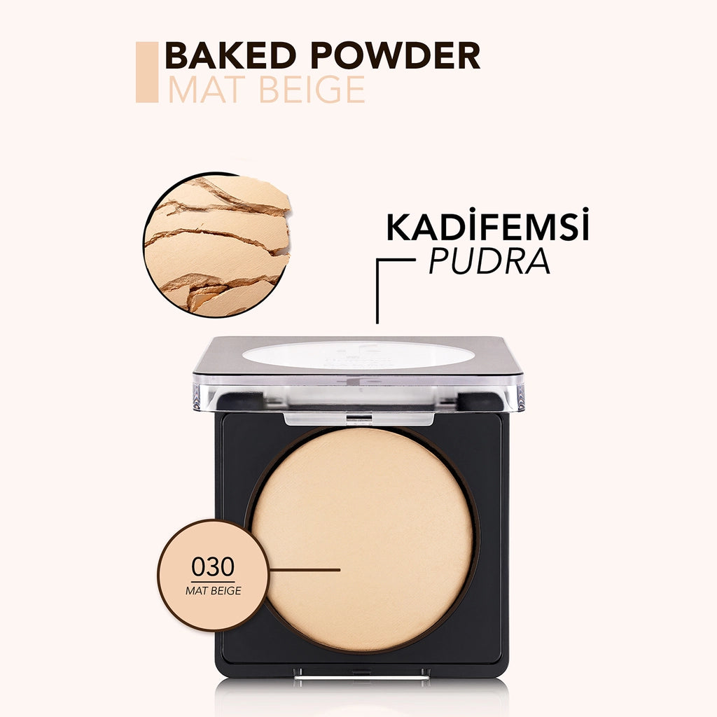 Flormar Baked Powder Powder 030 Matte Beige