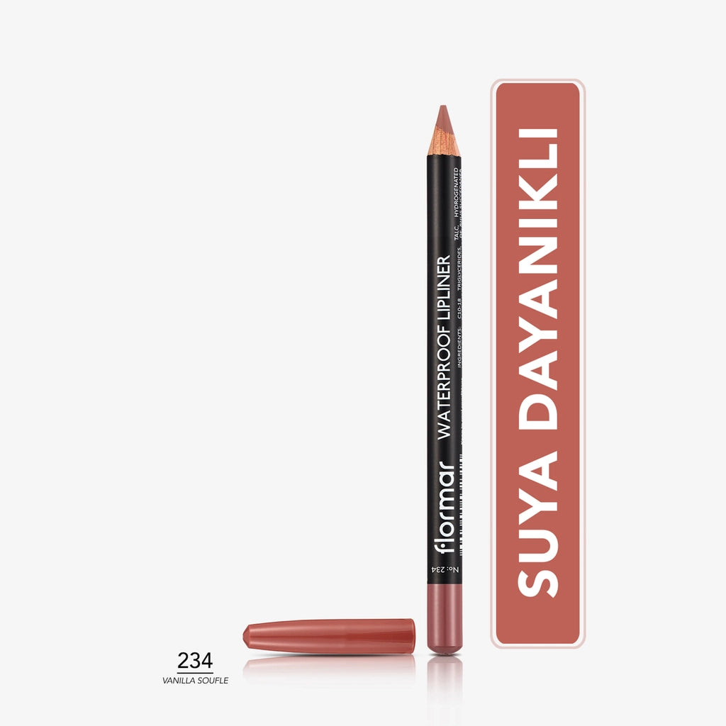 Flormar Waterproof and Intensely Pigmented Matte Lip Pencil 235 Undressed