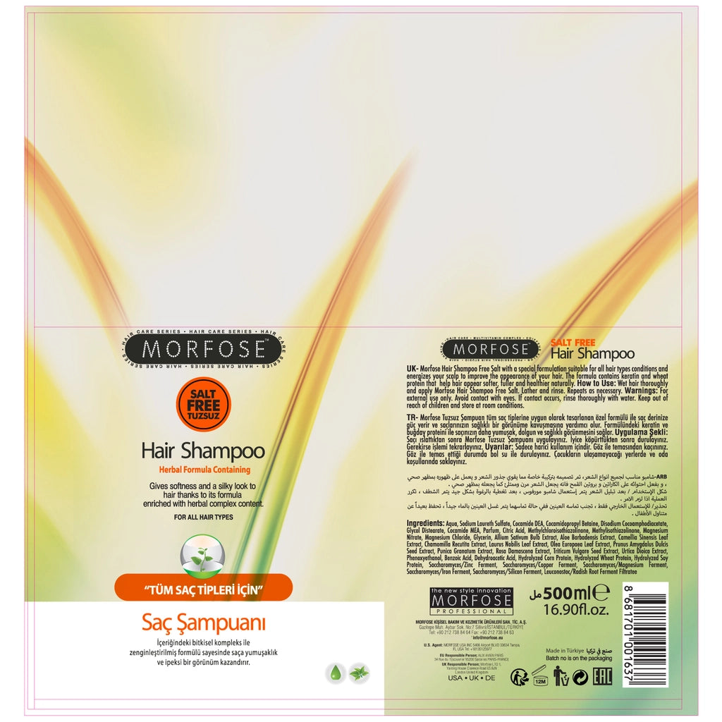Morfose Herbal Salt-Free Hair Shampoo 500 ml