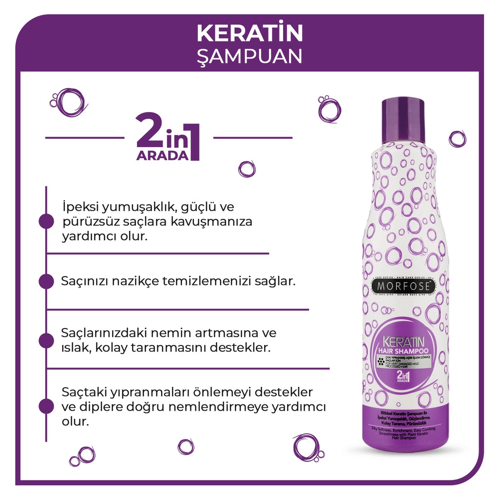 Morfose Keratin Hair Shampoo 500 ml