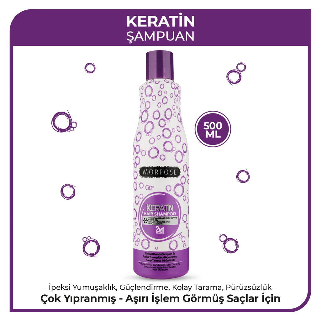 Morfose Keratin Hair Shampoo 500 ml