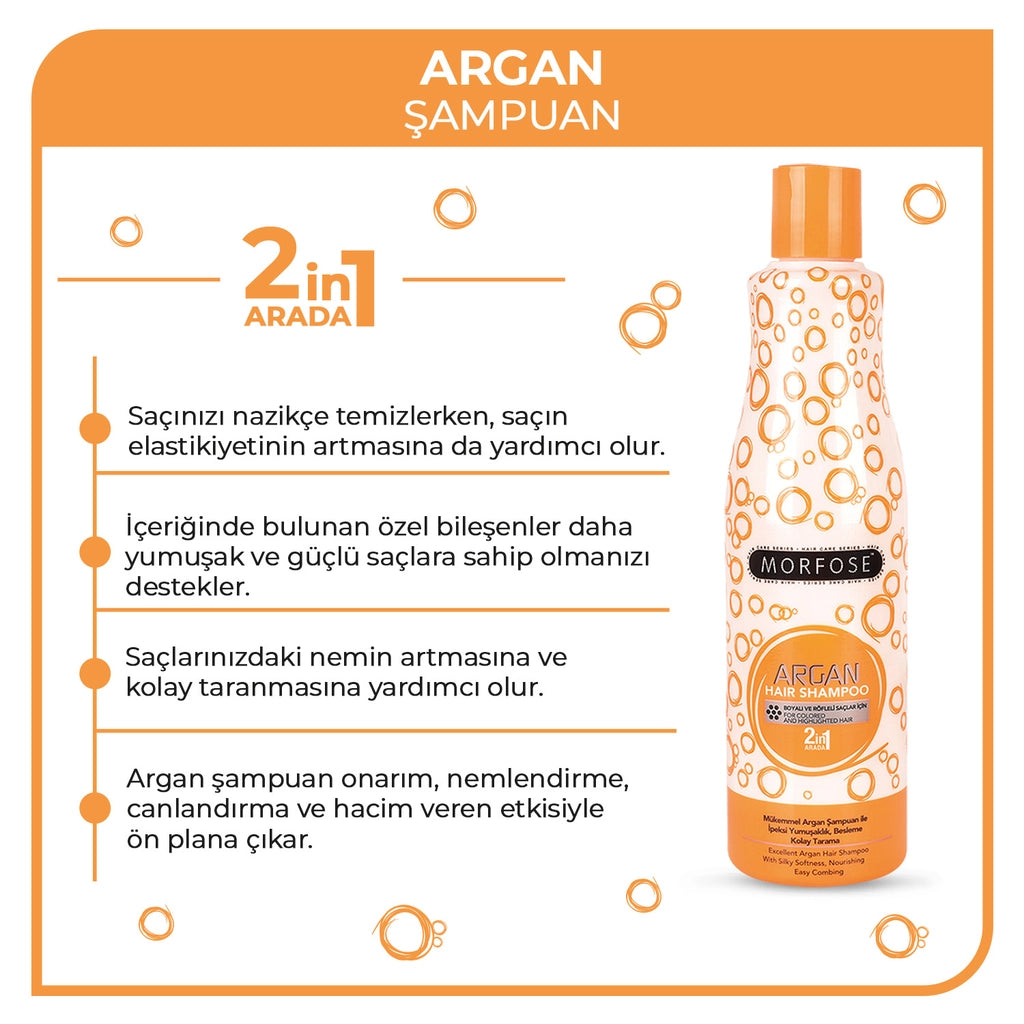 Morfose Argan Hair Shampoo 500 ml