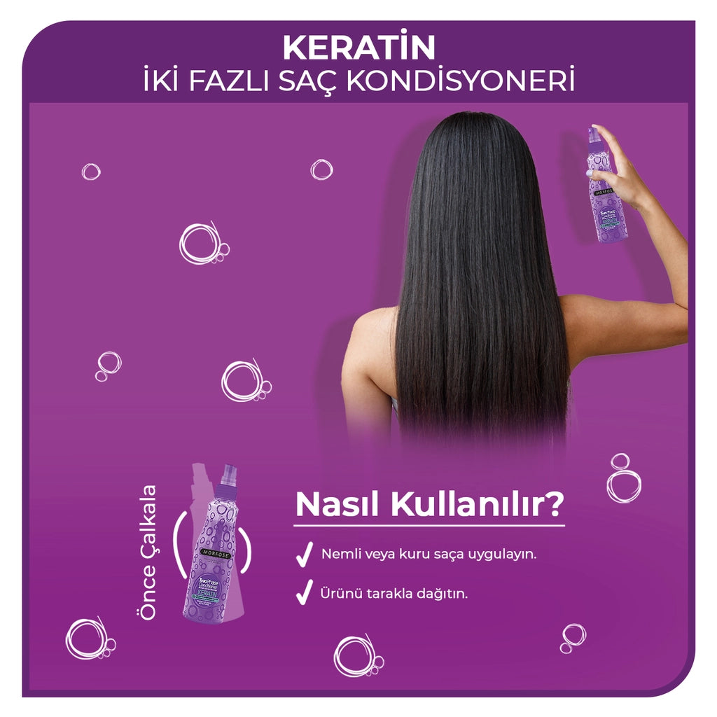 Morfose Keratin Dual Phase Blow Dry Water 220 ml