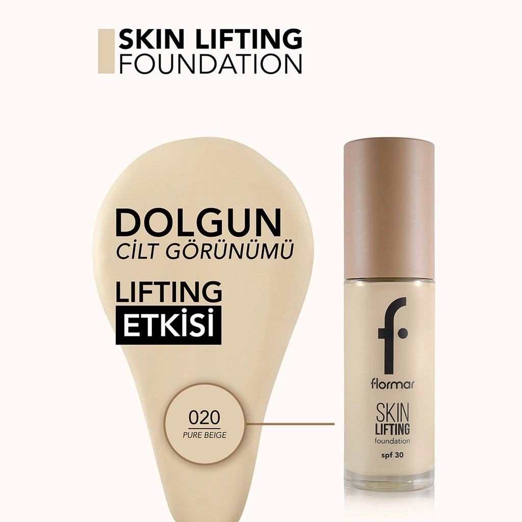 Flormar Lifting Foundation 020 Pure Beige