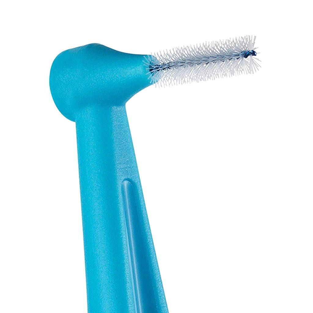 Tepe Angle Handle Interdental Brush 0.6 mm Blue Pack of 6
