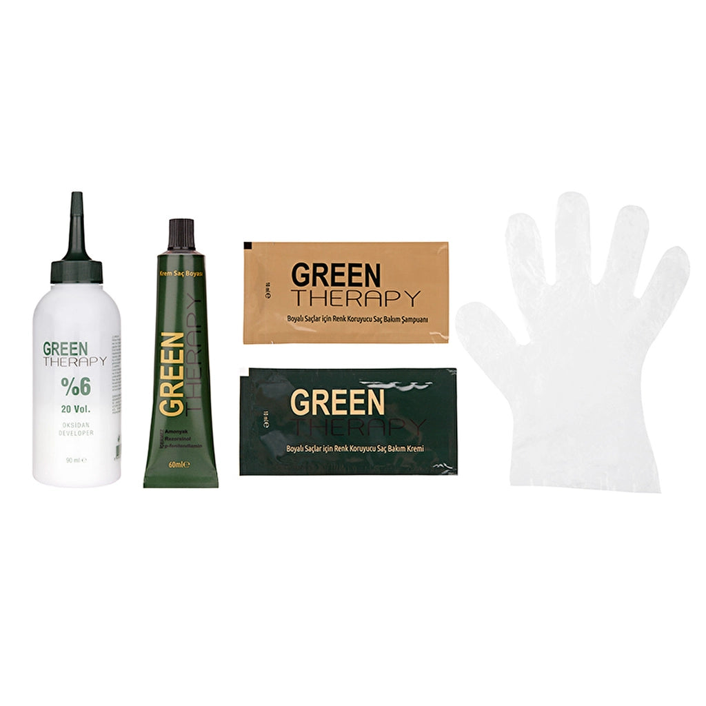 Green Therapy Cream Hair Dye 7.3 Caramel