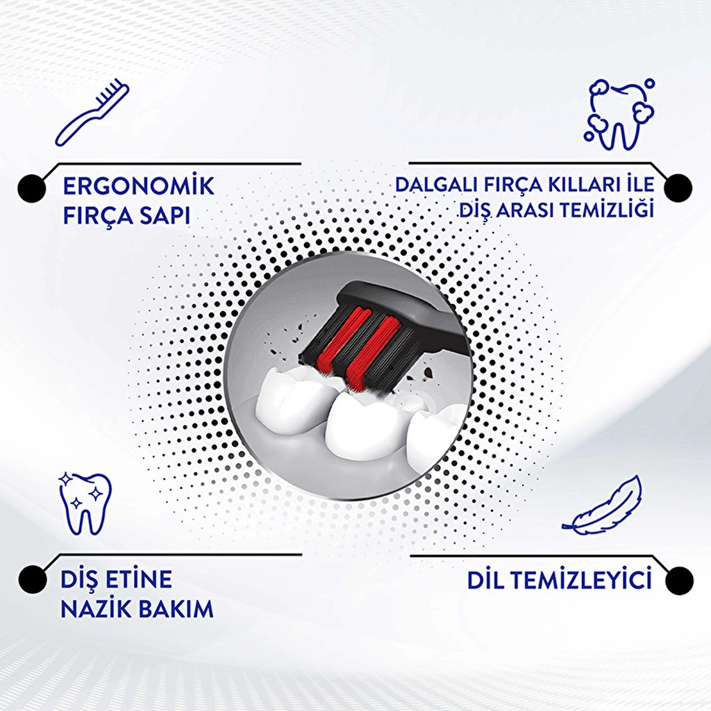Signal Performance Black Effective Plaque Removal Toothbrush 1+1 (Soft)