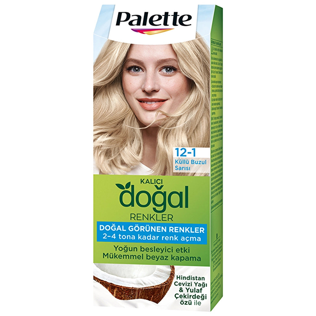 Palette Permanent Natural Colors Hair Dye 12-1 Ashy Glacier Blonde