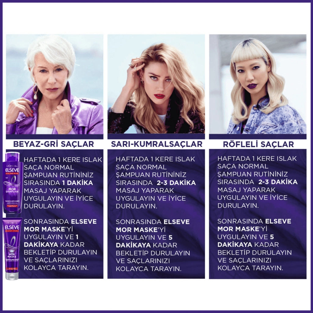 Loreal Paris Elseve Anti-Orange Purple Shampoo 200 ml