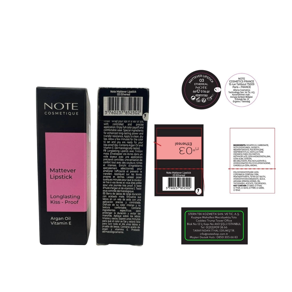 Note Mattever Lipstick 03