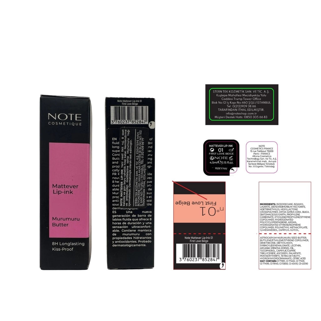 Note Mattever Lip-Ink Lipstick 01